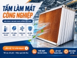 TẤM LÀM MÁT CÔNG NGHIỆP NHÀ XƯƠNG GIẢM NHIỆT HIỆU QUẢ