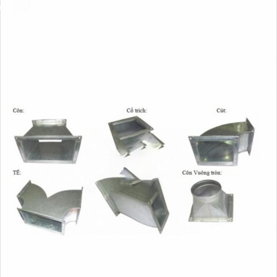 Phụ Kiện Ống Gió Vuông
